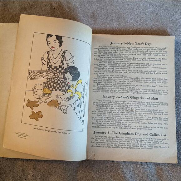 Vintage 1931 365 Bedtime Stories: A Bedtime Story For Every Day Childrens - Picture 6 of 15